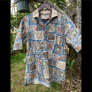 VINTAGE Tori Richards Men’s Aloha shirt - pull over